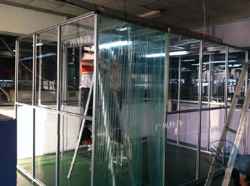 千級(jí)潔凈棚現(xiàn)場(chǎng)安裝 千級(jí)潔凈棚現(xiàn)場(chǎng)安裝