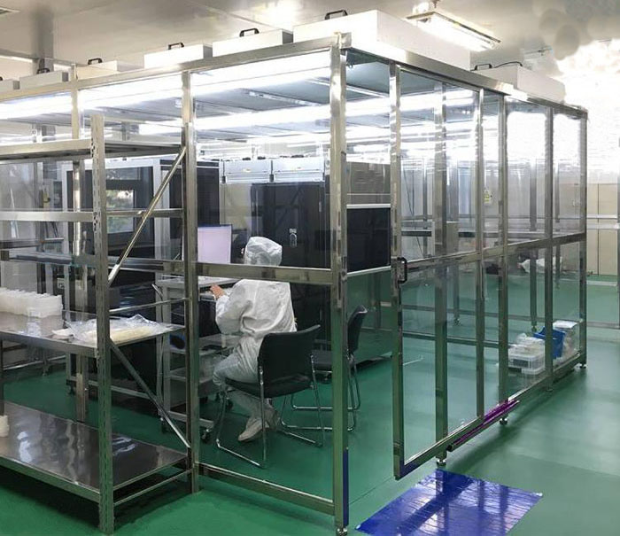 潔凈工作臺和潔凈棚的搭配效果 潔凈工作臺和潔凈棚的搭配效果